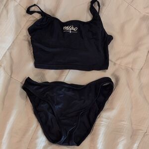 Mossimo Supply Co. Navy Bikini Set